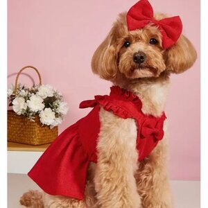 Red Dog Pet Cat XS‎ Dress NWOT